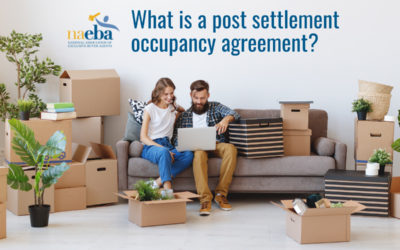 What is a post settlement occupancy agreement?